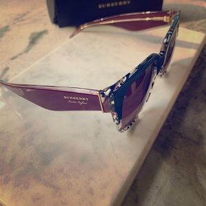 New teal Burberry sunglasses